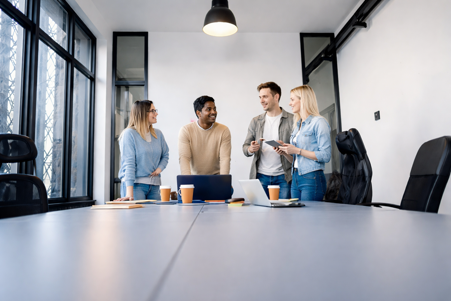 Team working together